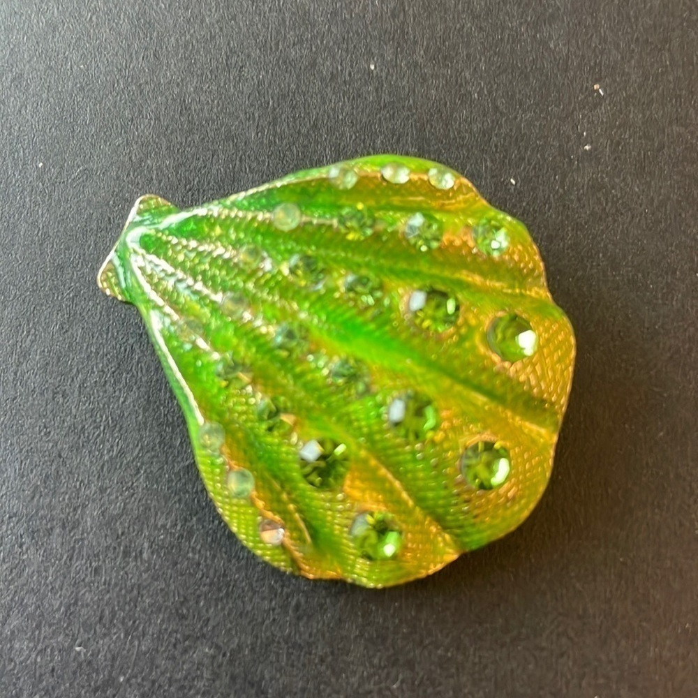 ANTHROPOLOGIE Shell π Brooch - Picture 3 of 3